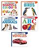 Early Learning Board Book Set for Kids Ages 1+ | 5 Book Set for Toddlers | Shapes & Colours, Birds, Domestic Animals, ABC, and Vehicles | Picture Board Books for kids