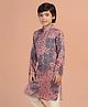 KISAH Viscose Woven Full Sleeves Abstract Printed Kurta -  Multi Colour
