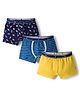 Pine Kids Cotton Elastane Knit Trunks Pack of 3 (Color May Vary)