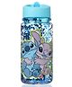 Disney Stitch Store DW Small Sprinkle Water Bottle Drawing Blue - 330 ml