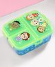 Cocomelon Multi Compartment Sandwich Box - Green & Blue