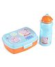 Peppa Pig Stor Water Bottle and Lunch Box  - Blue & Orange