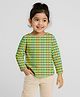 Somersault Cotton Woven Full Sleeves Checked Tee - Multi Colour