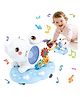 AKN TOY S Musical Elephant Crawling Toy, Birthday Toy Gifts for Toddler Boy Girl  - PACK OF 1- ( COLOR MAY VARY )
