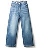 Kookie Kids Full Length Comfort Fit Washed Denim Jeans - Light Blue