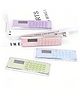 SCHOOLISH 8 Digits Solar Ruler Calculator Student 15cm Ruler Calculator for Gift Mini Calculator for Kids Pack of 1- Color May Vary