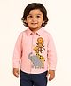 ZIP ZAP ZOOP Cotton Woven Full Sleeves Animals Printed Shirt - Pink