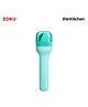 Zoku Stainless Steel Pocket Utensil Set of 3 - Teal Green | Fork, Knife, Spoon in Travel Case| Reusable Portable Cutlery Set Tableware for Adults, Kids, Office, Picnics, Camping, Outdoor, Home