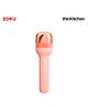 Zoku Stainless Steel Pocket Utensil Set of 3 - Peach| Fork, Knife, Spoon in Travel Case| Reusable, Portable Cutlery Set Tableware for Adults, Kids, Office, Picnics, Camping, Outdoor, Home