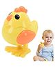 Crackles Wind-Up Jumping Chicken Hen Toy | Key-Operated Crank Mini Hen For Babies | Spring Hopping Action |Crawling Walking Toy Set for Kids | Party Favor & Birthday Gift for Boys and Girls -Pack of 1