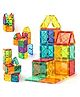 FUNVERSE Magnetic Tiles for Kids, Magnetic Building Blocks for Kids 3 4 5 6 7 8 Years, Educational Learning Toys for 2 3 4 5 Year, Magnetic Toys for Kids, Learning Educational Brain Toys - 40Pcs
