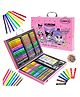 VGRASSP Kuromi Theme 128 Pcs Drawing And Painting Kit For Kids - Complete Art Set With Oil Pastels Crayons Watercolors Colored Pencils And More School Stationery Gift - Color May Vary