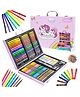 VGRASSP Unicorn Theme 128 Pcs Drawing And Painting Kit For Kids - Complete Art Set With Oil Pastels, Crayons, Watercolors, Colored Pencils And More - School Stationery Gift - Color May Vary