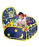 Wembley Toys Ball Pool Play Area Indoor Setup with 20 Balls BIS Approved - Blue