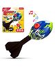 Wembley Toys Missile Foam Rocket with Whistling Sound Aerodynamic Rocket Ball Fly High Action Launcher Outdoor Toys -  Blue