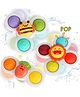 Wembley Toys Suction Cup Spinner Bath Toys with Easy Stick to Smooth Surface - Multicolor