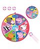 Wembley Toys 2 in 1 Portable Peppa Pig Theme My First Dart Board Indoor Game with 3 Velcro Balls  - Multicolor