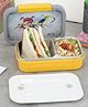 Nayasa Autobot 2-Compartment Insulated Stainless Steel Lunch Box, 650 ml, Leakproof- Medium, Yellow