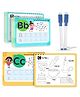 BitFeex Reusable ABC Handwriting Practice Workbook for Kids  Alphabet Tracing, Coloring & Sight Word Learning Book with Dry Erase Pens  Early Writing Skills for Toddlers & Preschoolers-26 page