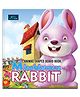 Mischievous Rabbit Animal Shaped Story Board Book - English