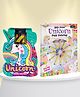 Unicorn Little Artiest & Unicorn Coloring shape Book Set of 2
