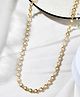 JEWELS NEST Elegant Gold-Plated Pearl Chain for Women & Girls Traditional Jewellery- 35 g
