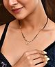 JEWELS NEST -Everyday Wear Mangalsutra with Love Symbol Pendant- Gold- 50 g