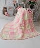 Woonie Handmade Granny Square Crochet Crib Blanket - Pink