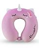 ZQBIEE Unicorn Theme Travel Neck Pillow for Kids-PURPLE