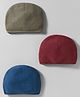 I Bears Interlock Knit Solid Color Caps Pack of 3 Multicolor - Diameter 17 cm
