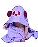 Mumma's Touch PureSoft Bamboo Panda Theme Baby Hooded Towel - Magenta 