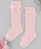 KIDLINGSS Bow Applique Detailed Socks - Light Pink