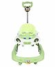 Baby Musical Walker with Push Handle | 360° Rotating Wheels, Steering Toy, LED Lights & Music | Activity Walker with Backrest for Toddlers(Green)