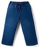 Olio Kids Denim Woven Cut & Sew Solid Color Jeans - Navy Blue