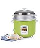 AGARO Marvel Electric Rice Cooker 1.8L &  700 W  Automatic Boiler  & Steamer Removable Aluminium Pot with  Stainless Steel Lid -  Green