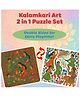 Modi Toys Kalamkari 2-in-1 Jigsaw Puzzle Set 36 Pieces Puzzle 1 Pcs Height 25.4 cm