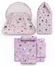 Toddylon Baby Bedding Set Bed Infant Sleeping Essentials (0-6 Months) Purple
