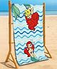 Yellow Bee Cotton Knit Disney Princess Featuring Ariel Printed Bath Towel - Multi Colour