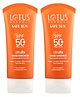 Lotus Herbals Safesun Ultrarx Tinted-S1 Sunscreen Spf 50+ - 50 G ( Pack Of 2 )