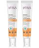 Lotus Herbals Derma Botanics 5% Niacinimide Complex + Green Tea Uv Bright Sunscreen Spf 60 + Pa++++ 40 g ( Pack Of 2 )