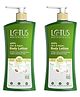 Lotus Botanicals 100% Aloe & Argan Body Lotion | Deeply Moisturizes Dry Skin Smooth & Nourished Skin| 280 ml  (Pack Of 2)