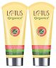 Lotus Organics+ Sheer Brightening Mineral Sunscreen | Non Greasy & Lightweight | Spf 50 | Pa+++ | 50 g ( Pack Of 2 )