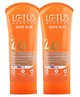 Lotus Herbals Safesun 3In1 Matte Look Daily Sunscreen|Tinted Sunscreen| Spf 40 Pa+++| 100 g ( Pack Of 2 )