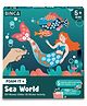 Binca Foam Sticker Mosaic Art Activity, 750+ 3D Glitter Foam Stickers, 5 Underwater Animals with Display Arch, DIY Mess-Free Activities