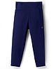Doreme Cotton Knit Full Length Solid Color Legging - Navy Blue
