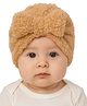 Tipy Tipy Tap Fur Solid Turban Cap - Beige - Circumference 32 Cm