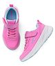 Skechers Casual Shoes With Velcro Closure & Logo Design - Pink