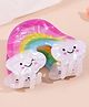 Radhya accessories Rainbow Designed Claw Clip - Multi Colour