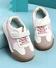 KIDLINGSS Colour Blocked Velcro Closure Shoes - White & Pink