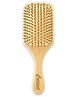 Cursive Bamboo Peddle Brush For Hair & Sclap Massage With Natural Bristles-Pack of 1